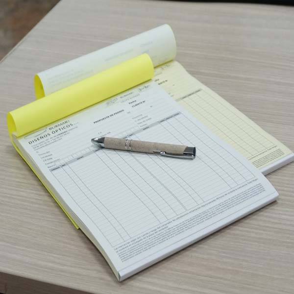 Parte de trabajo en varios formatos