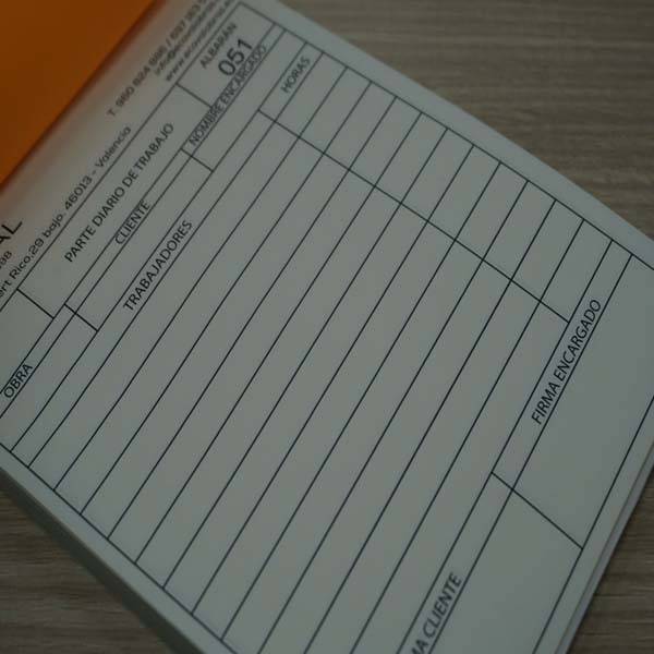 recibo de pago con sección para firmar